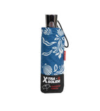 Parapluie Alpha X-TRA Solide Isotoner Fleur Coquillage Bleu