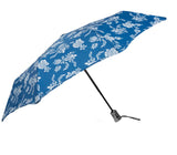 Parapluie Alpha X-TRA Solide Isotoner Fleur Coquillage Bleu