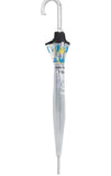 Transparent Bell Umbrella Isotoner 09496 Panther