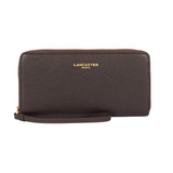 Portefeuille zippé Dune Marron Lancaster