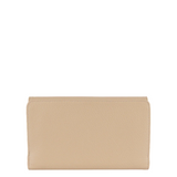 Portefeuille compagnon en cuir Dune Lancaster Beige Foncé