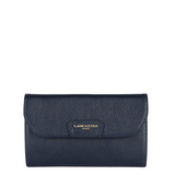 Portefeuille compagnon en cuir Dune Lancaster Bleu Foncé