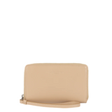 Portefeuille zippé Paris PM Lancaster Beige