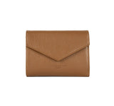 Petit portefeuille en cuir Lancaster-Foulonné PM Camel