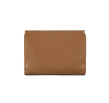 Petit portefeuille en cuir Lancaster-Foulonné PM Camel