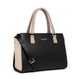 Constance handbag 437-03 Lancaster Black/Nude/Mink
