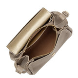 Petit sac à main en cuir Lancaster-Ida Galet