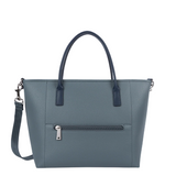 Sac cabas Lancaster Maya Double Bleu Givré