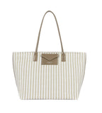 Sac cabas Lancaster Marinière Osier