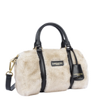 Sac polochon Lancaster Moumoute Ecru Noir