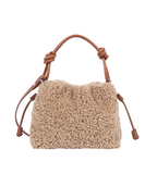 Petit sac besace Moumoute Lancaster Cognac