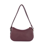Sac à main besace en cuir Dune Bordeaux Lancaster