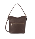 Sac seau en cuir Dune Marron Lancaster