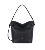 Sac seau en cuir Dune Noir Lancaster