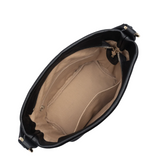 Sac seau en cuir Dune Noir Lancaster