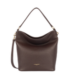 Grand sac seau en cuir Dune Marron Lancaster