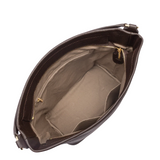 Grand sac seau en cuir Dune Marron Lancaster