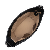 Grand sac seau en cuir Dune Noir Lancaster