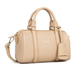 Petit sac à main polochon Ana Beige Foncé Lancaster