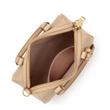 Petit sac à main polochon Ana Beige Foncé Lancaster