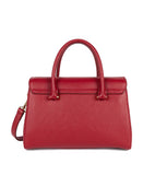 Petit sac à main à rabat Foulonné Milano Lancaster Carmin