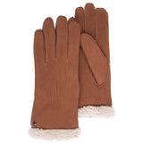 Gants femme en cuir velours Isotoner 68451
