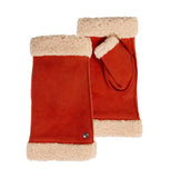 Mitaines en cuir velours Isotoner 68643