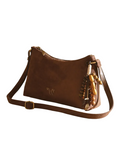 Sac en bandoulière M Ginseng Woomen Chocolat