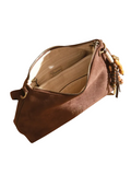 Sac en bandoulière M Ginseng Woomen Chocolat