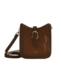 Sac à main en bandoulière Ellebore Woomen Chocolat