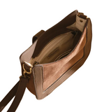 Sac à main en bandoulière Ellebore Woomen Chocolat