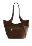 Sac à main épaule Ellebore Woomen Chocolat