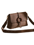 Sac à main en bandoulière M Verveine Woomen Chocolat