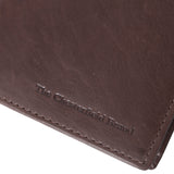 Petit portefeuille en cuir Chesterfield-Siem Marron