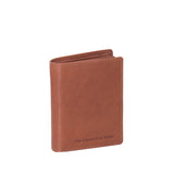 Petit portefeuille en cuir Chesterfield-Hereford Cognac