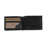 Portefeuille en cuir Chesterfield-Marvin Noir