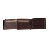 Portefeuille en cuir Chesterfield-Marvin Marron