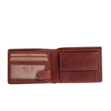 Portefeuille en cuir Chesterfield-Marvin Cognac