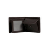 Portefeuille en cuir Chesterfield-Ralph Marron