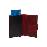 Porte-cartes RFID Chesterfield-Hannover Rouge