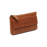 Porte-monnaie en cuir Chesterfield-Violette Cognac
