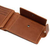 Portefeuille en cuir Chesterfield-Curtis Cognac