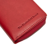Porte-monnaie en cuir Chesterfield-Sionel Rouge