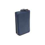 Porte-monnaie en cuir Chesterfield-Sionel Marine