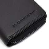 Porte-monnaie en cuir Chesterfield-Lenwick Noir