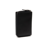 Porte-monnaie en cuir Chesterfield-Lenwick Noir