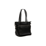 Sac à main Shopper en cuir Chesterfield-Alicante Noir