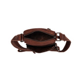 Sac en bandoulière Bremen en cuir Chesterfield Café
