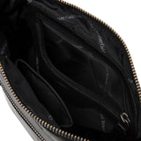 Sac à main en cuir Faro Chesterfield Noir