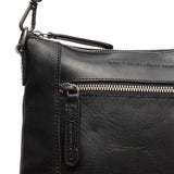 Sac à main en cuir Faro Chesterfield Noir